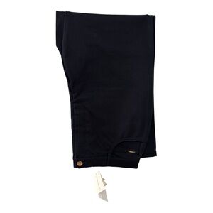 NWT St. John Sport Essentials Black Cropped Pants Sz 14